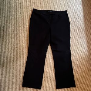 Theory Cropped pant in cotton moleskin twill size 6
